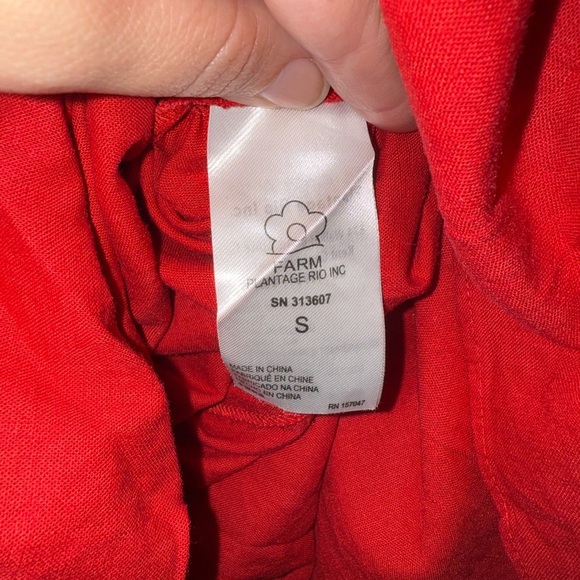 Farm Rio Elegant Red Maxi Dress - Picture 4 of 10